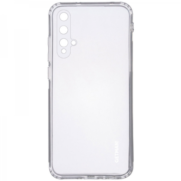 Прозрачный силиконовый чехол Epic Transparent с защитой камеры для Huawei Honor 20 / Nova 5T
