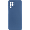 Чехол Silicone Cover Lakshmi Full Camera (A) для Samsung Galaxy M53 5G – Синий / Navy Blue