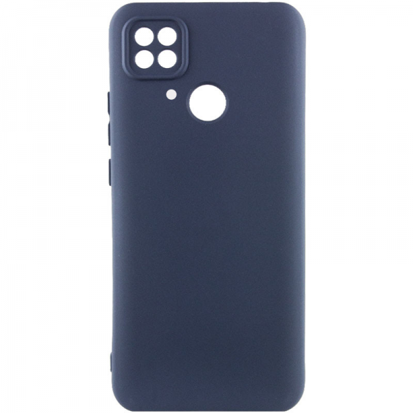 Чехол Silicone Cover Lakshmi Full Camera (A) для Xiaomi Redmi 10C / Poco C40 – Синий / Midnight Blue