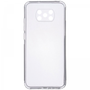 Прозрачный силиконовый чехол Epic Transparent с защитой камеры для Xiaomi Poco X3 NFC / Poco X3 Pro