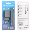 Мережевий зарядний пристрій Borofone BA53A Powerway + MicroUSB 2USB / 2.1A Black 139764