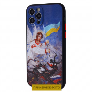 Чехол патриотический WAVE Ukraine Edition Shadow Matte для iPhone XR – Occupiers away