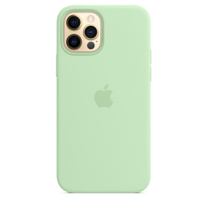 Оригинальный чехол Silicone Cover 360 с микрофиброй для Iphone 14 – Зеленый / Pistachio