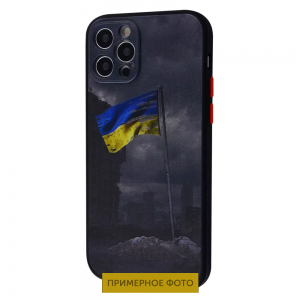 Чехол патриотический WAVE Ukraine Edition Shadow Matte для iPhone 12 – Unbreakable