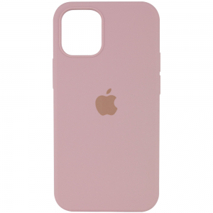 Оригинальный чехол Silicone Cover 360 с микрофиброй для Iphone 14 – Розовый  / Pink Sand