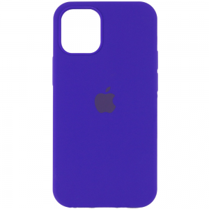 Оригинальный чехол Silicone Cover 360 с микрофиброй для Iphone 14 Pro – Фиолетовый / Ultra Violet