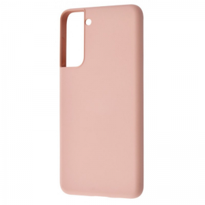 Чехол WAVE Colorful Case с микрофиброй для Samsung Galaxy S21 FE – Pink sand