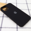 Оригинальный чехол Silicone Cover 360 с микрофиброй для Iphone 14 – Черный / Black 142109