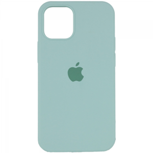 Оригинальный чехол Silicone Cover 360 с микрофиброй для Iphone 14 Plus – Бирюзовый / Beryl