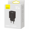 Сетевое зарядное устройство Baseus Compact 10.5W 2USB – Black 142320