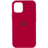 Оригинальный чехол Silicone Cover 360 с микрофиброй для Iphone 14 Plus – Красный / Rose Red