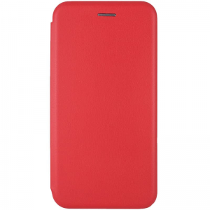 Кожаный чехол-книжка 360 с визитницей для Samsung Galaxy A33 5G – Красный