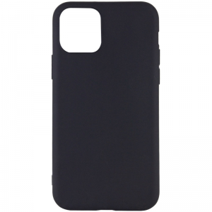Матовый силиконовый TPU чехол для Iphone 14 – Черный