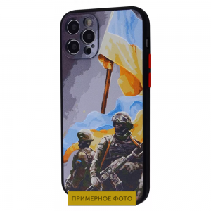 Чохол патріотичний WAVE Ukraine Shadow Matte для iPhone XR Warriors of light