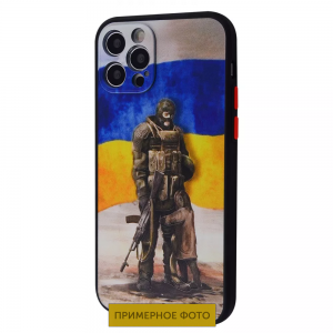 Чехол патриотический WAVE Ukraine Edition Shadow Matte для iPhone 11 – Protector of children