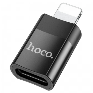Адаптер Hoco UA17 Type-C to Lightning (USB2.0) – Black