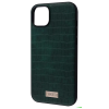 Чохол SULADA Crocodile Leather для Iphone 14 Pro Зелений