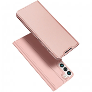 Чехол-книжка Dux Ducis с карманом для Samsung Galaxy S22 Plus – Rose Gold