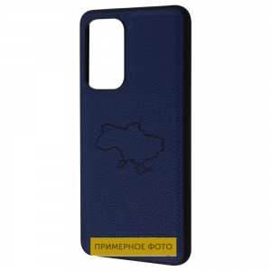 Кожаный чехол WAVE Ukraine Leather Case для Samsung Galaxy M33 5G – Map