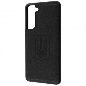 Кожаный чехол WAVE Ukraine Leather Case для Samsung Galaxy S20 FE – Coat of arms