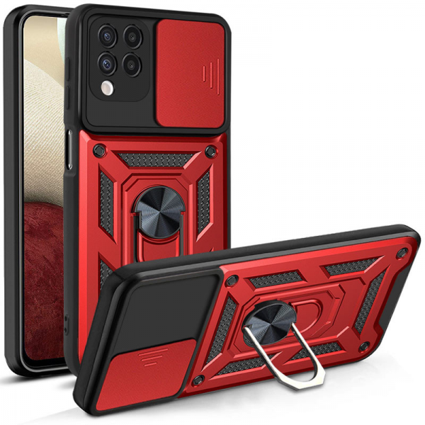 Протиударний чохол Camsh Serg Ring для Samsung Galaxy M33 5G Червоний