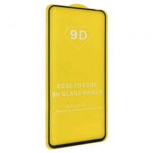 Защитное стекло 9D Full Glue Cover Glass на весь экран для ZTE Blade A51 / A71 – Black