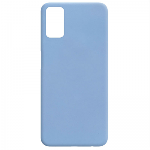 Матовый силиконовый TPU чехол для Oppo A96 – Голубой / Lilac Blue