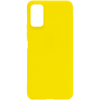 Матовый силиконовый TPU чехол на Xiaomi Poco M5 – Желтый