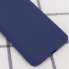 Матовый силиконовый TPU чехол на Xiaomi Poco M5 – Синий 145647