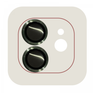 Защитное стекло Metal Classic на камеру для IPhone 12 / 12 mini / 11 – Салатовый / Green