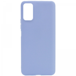 Матовый силиконовый TPU чехол на Xiaomi Poco M5 – Голубой / Lilac Blue