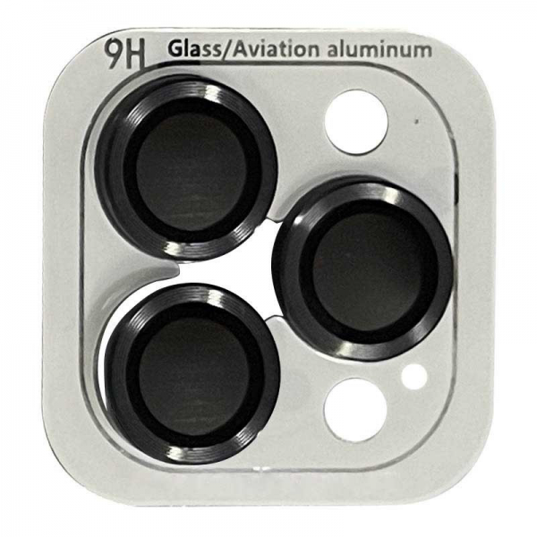Защитное стекло Metal Classic на камеру для IPhone 12 Pro / 11 Pro / 11 Pro Max – Темно-Серый / Graphine
