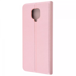 Чехол-книжка WAVE Stage Case с карманом для Xiaomi Redmi Note 9s / Note 9 Pro – Rose gold