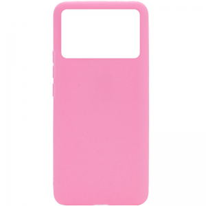 Матовый силиконовый TPU чехол на Xiaomi Poco X4 Pro 5G – Розовый