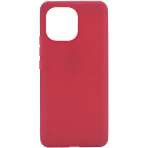 Матовый силиконовый TPU чехол на Xiaomi Redmi A1 – Бордовый
