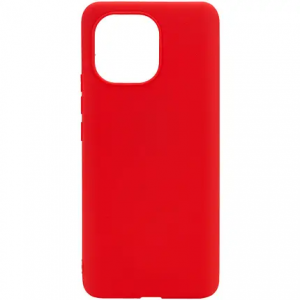Матовый силиконовый TPU чехол на Xiaomi Redmi A1- Красный