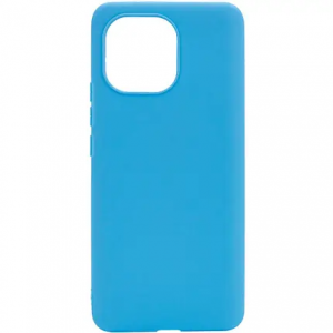 Матовый силиконовый TPU чехол на Xiaomi Redmi A1- Голубой