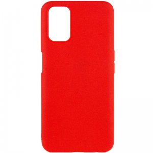 Матовый силиконовый TPU чехол для Oppo A96 – Красный