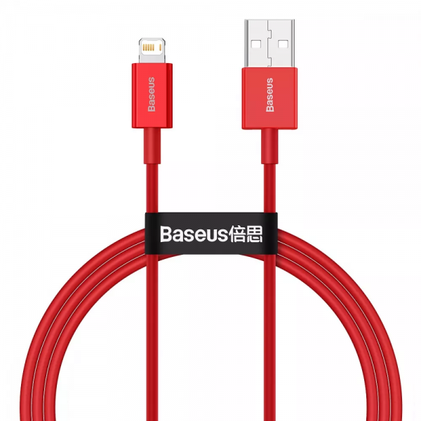 Кабель Baseus Superior Series Fast Charging Lightning 2.4A (1m) – Red