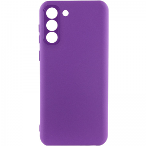 Чехол Silicone Cover Lakshmi Full Camera (A) для Samsung Galaxy S21 FE – Фиолетовый / Purple