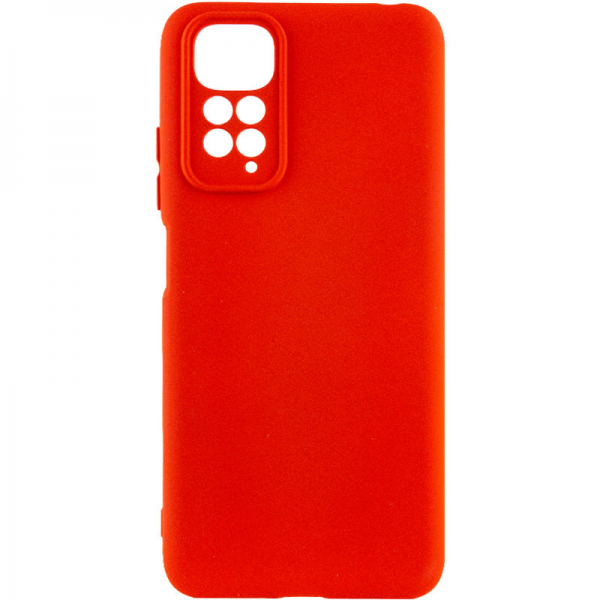 Чехол Silicone Cover Lakshmi Full Camera (A) для Xiaomi Redmi Note 11 / Note 11s – Красный / Red