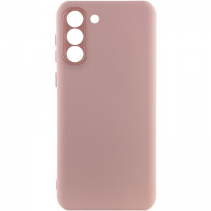 Чехол Silicone Cover Lakshmi Full Camera (A) для Samsung Galaxy S21 FE – Розовый / Pink Sand