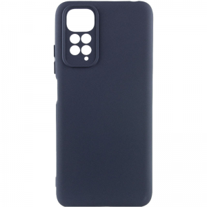 Чехол Silicone Cover Lakshmi Full Camera (A) для Xiaomi Redmi Note 11 / Note 11s – Синий / Midnight Blue