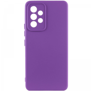 Чехол Silicone Cover Lakshmi Full Camera (A) для Samsung Galaxy A52 / A52s – Фиолетовый / Purple
