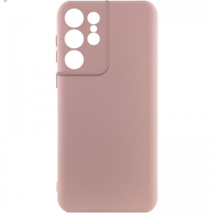Чехол Silicone Cover Lakshmi Full Camera (A) для Samsung Galaxy S22 Ultra – Розовый / Pink Sand