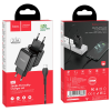 Мережевий зарядний пристрій Hoco N2 + кабель Type-C 1USB / 2.1A Black 149805