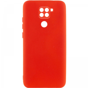 Чехол Silicone Cover Lakshmi Full Camera (A) для Xiaomi Redmi Note 9 / Redmi 10X – Красный / Red