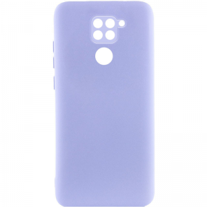Чехол Silicone Cover Lakshmi Full Camera (A) для Xiaomi Redmi Note 9 / Redmi 10X – Сиреневый / Dasheen