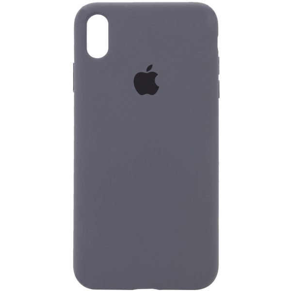 Чохол Silicone Case для Iphone XS Max Сірий / Dark Grey