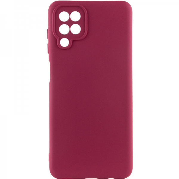 Чохол Silicone Lakshmi A Full Camera для Samsung Galaxy M53 5G Бордовий / Marsala